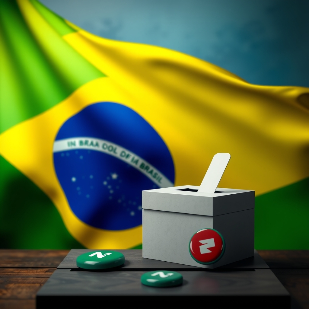 Brazilian presidential election betting graphic
