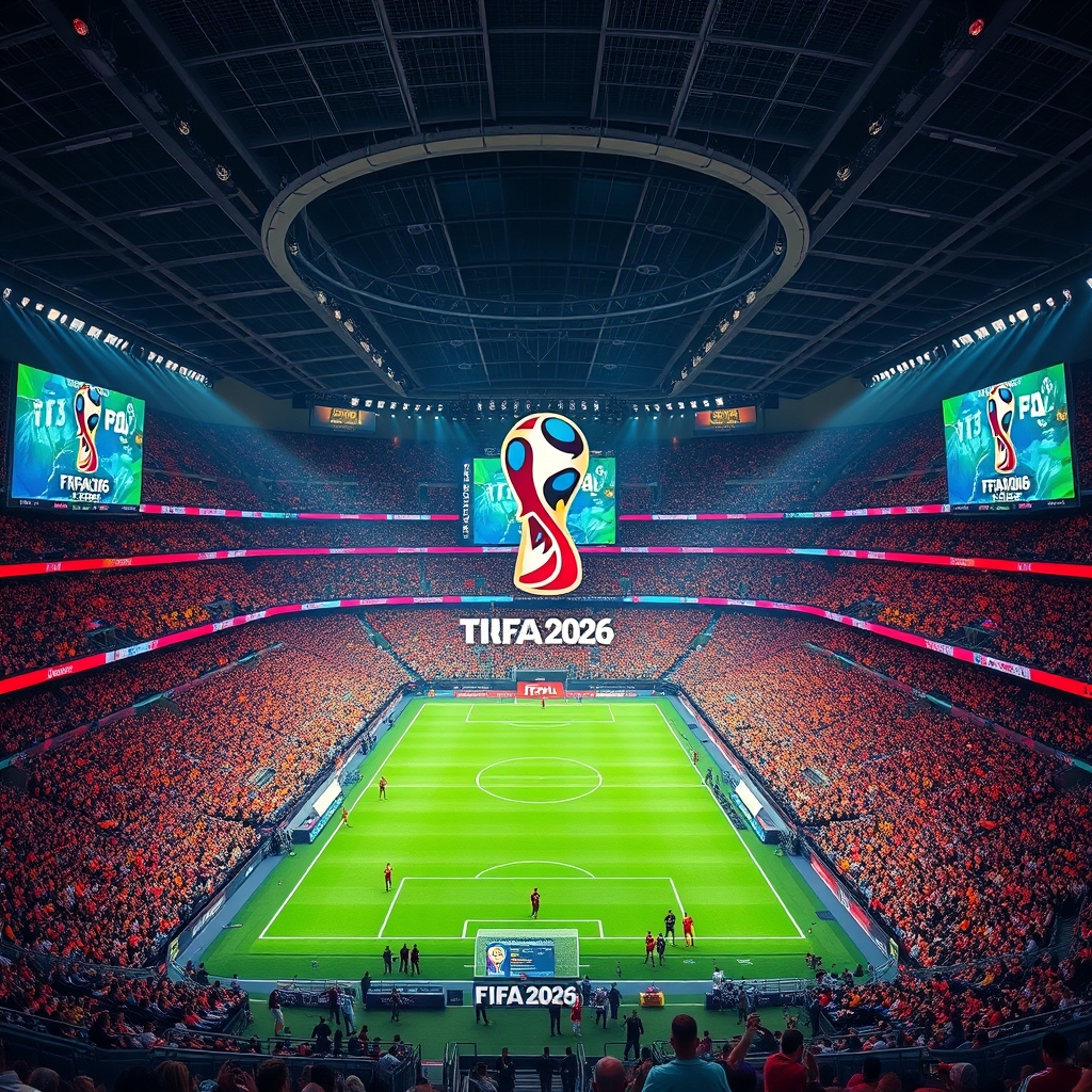 FIFAe World Cup 2026 logo and esports players