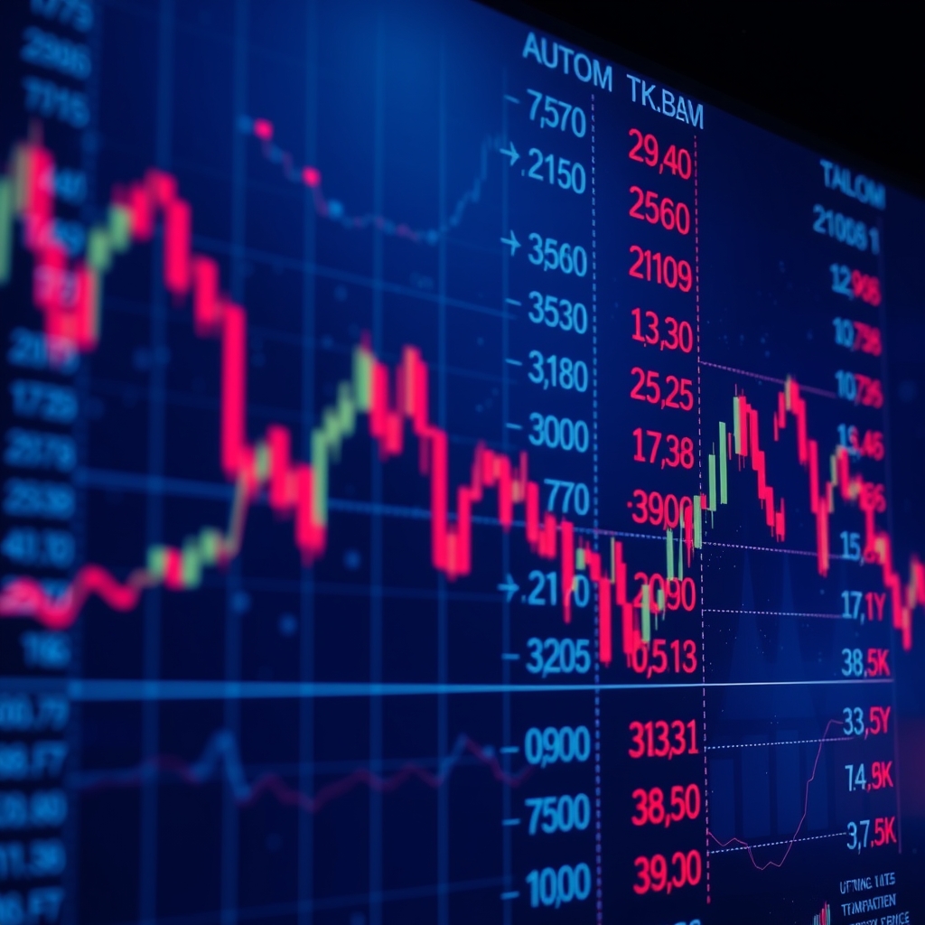 Graph of memecoin price fluctuations